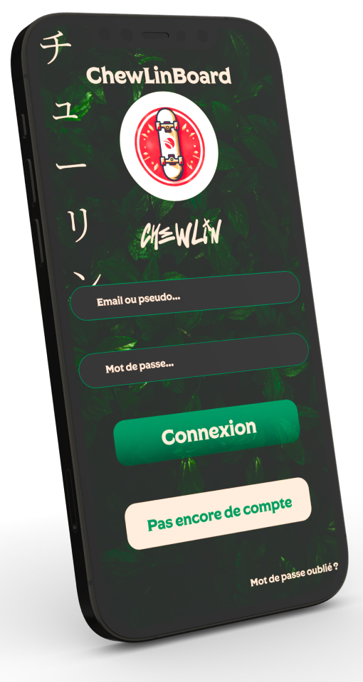 Aperçu application sur téléphone